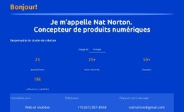 Modèle HTML5 Exclusif Pour Responsable D'Atelier De Création