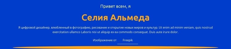 Профиль дизайнера и портфолио Дизайн сайта