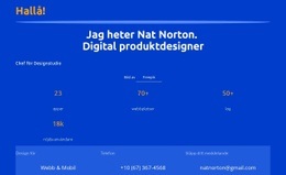 Chef För Designstudio - HTML-Sidmall
