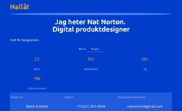 Chef För Designstudio - Enkel Webbplatsmall