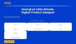 Pracovní Profil Digitálního Designéra Šablona Webu CSS