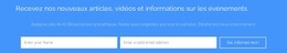 Recevez Nos Nouveaux Articles