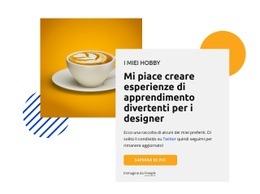 I Miei Hobby - Mockup Del Sito Web Per Qualsiasi Dispositivo