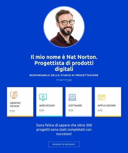 Il Tuo Profilo Designer - Modelli Di Creazione Di Pagine Gratuiti