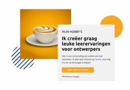 Siteontwerp Voor Mijn Hobby'S