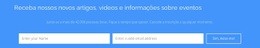 Receba Nossos Novos Artigos - Construtor De Sites Profissionais Personalizáveis