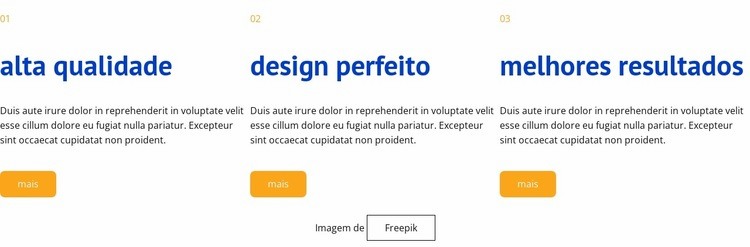 Usamos um design centrado no ser humano Maquete do site