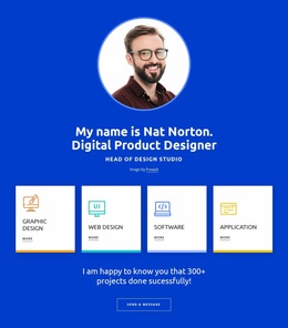 Your Designer Profile - Modern Site Design