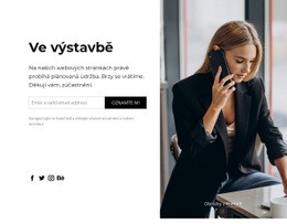 Vstup HTML Pro Web Ve Výstavbě Zóny