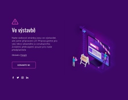 Produktový Designér Pro Webové Stránky Ve Výstavbě