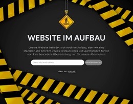 Wir Sollten In Kürze Zurück Sein - Landingpage-Inspiration