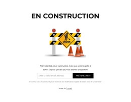 Notre Site Internet Est En Construction - Créateur De Site