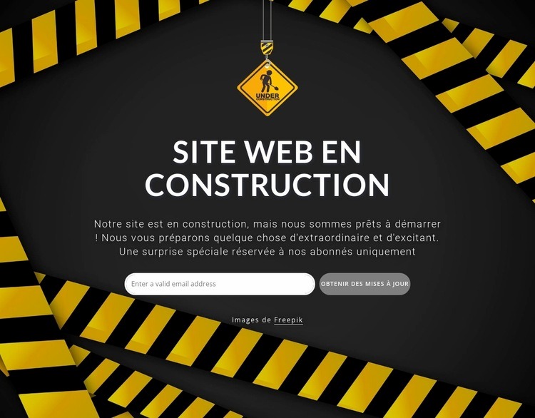 Nous devrions être de retour sous peu Maquette de site Web