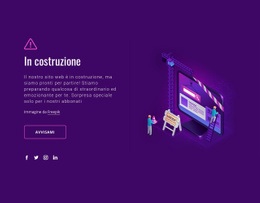 Splendido Modello HTML5 Per Sito In Costruzione
