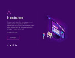 Sito In Costruzione - Tema WordPress Definitivo