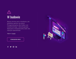 Strona W Budowie - Szablon Strony HTML