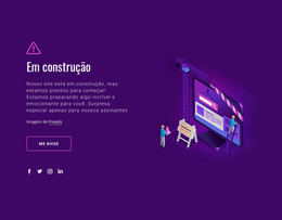 Site Em Construção - Template Joomla Para Qualquer Dispositivo