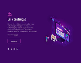 Designer De Produto Para Site Em Construção