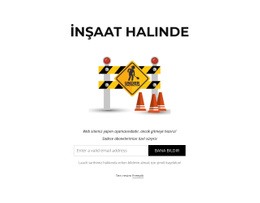 Sitemiz Yapım Aşamasındadır - Bir Sayfalık Şablon