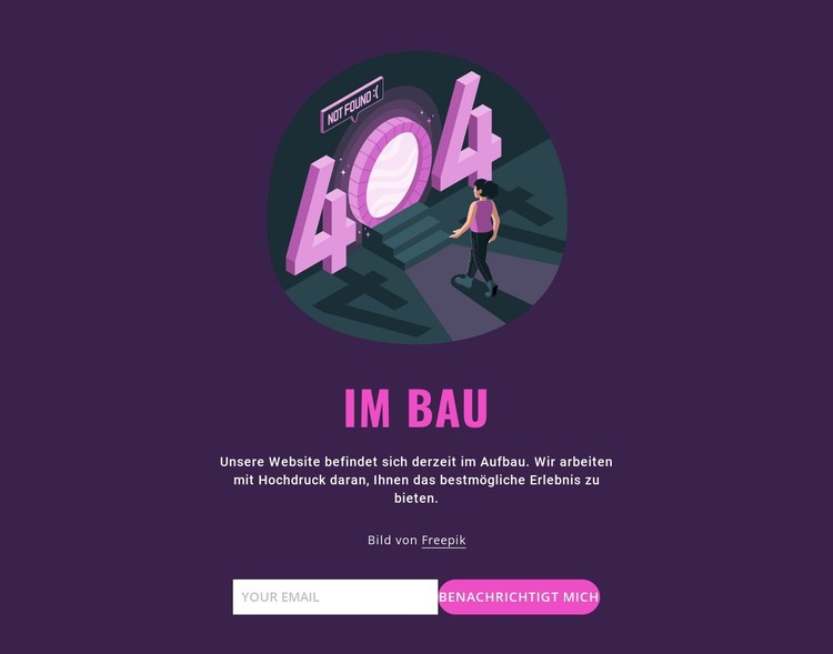 Im Bau CSS-Vorlage