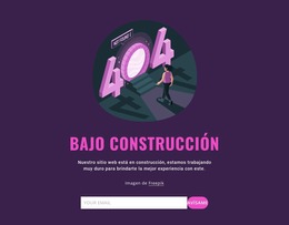 Bajo Construcción - Plantilla Joomla Sencilla