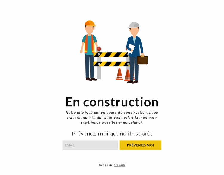 Bloc de maintenance Conception de site Web