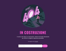 In Costruzione Modello Di Sito Web CSS Gratuito