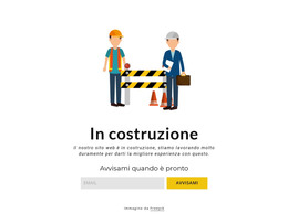 Blocco Di Manutenzione - Modello Web