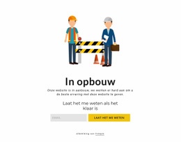 Onderhoudsblok Sjablonen Html5 Responsief Gratis