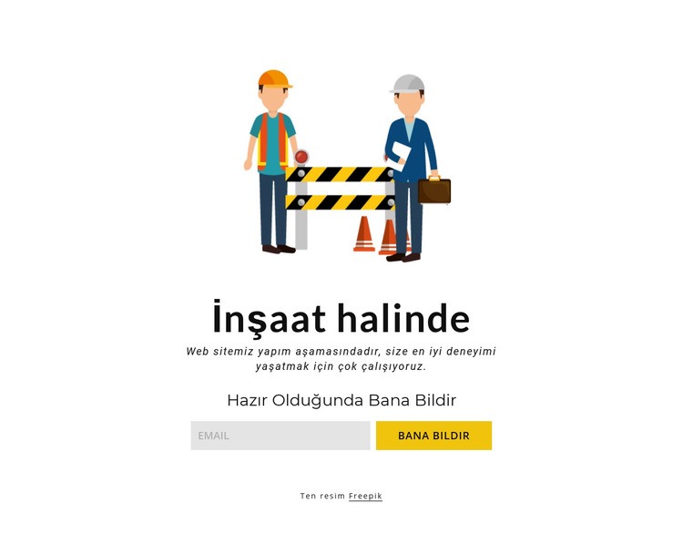 Bakım bloğu Html Web Sitesi Oluşturucu