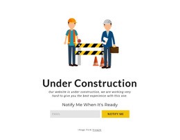Web Page Design For Maintenance Block