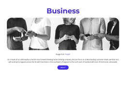 All About Business Project Single Page Website