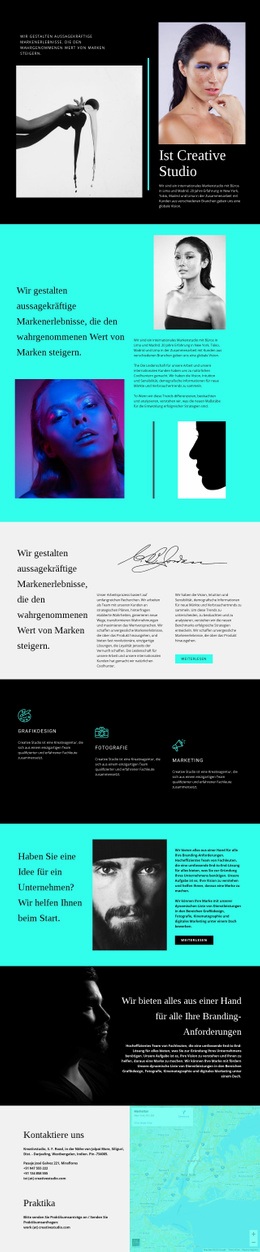 Schaffung Genialer Lösungen - Modernes Website-Design