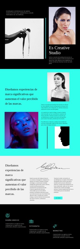 Creación De Ingeniosas Soluciones - HTML Website Builder