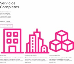 Estudio De Arquitectura De Servicio Completo: Plantilla HTML5 De Una Sola Página