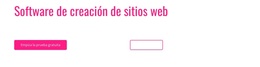 Software De Creación De Sitios Web - Tema Creativo Multipropósito De WordPress