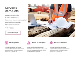 Agence D'Architecture À Service Complet - Modèle De Site Web Professionnel Premium