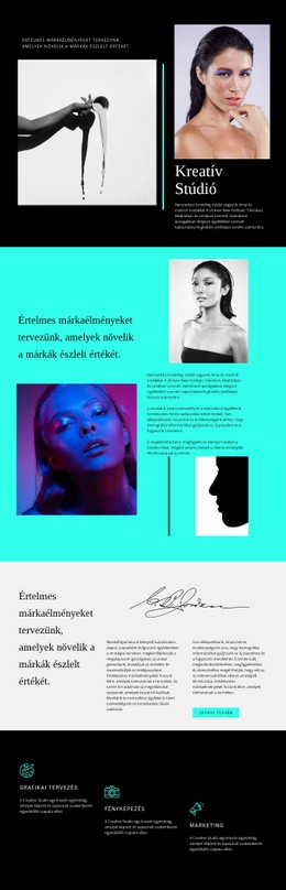 Ötletes Megoldások Létrehozása - Modern Webhelytervezés