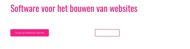 Software voor het bouwen van websites CSS-sjabloon