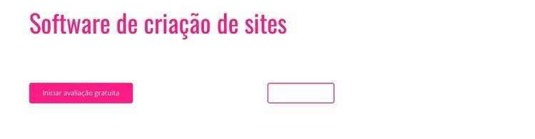 Software construtor de sites Modelos de construtor de sites