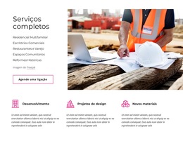 Escritório De Arquitetura De Serviço Completo - Modelo De Site Comercial Premium