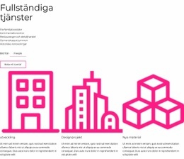Webbsida För Fullservice Arkitektbyrå