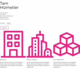 Tam Hizmet Mimarlık Firması - Tek Sayfalı HTML5 Şablonu