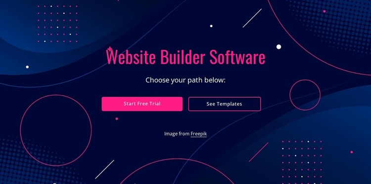 Website builder software WordPress Theme