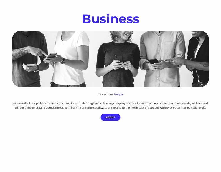 All about business project WordPress Website Builder