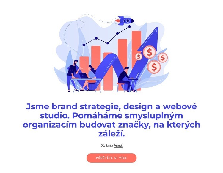 Strategie značky a web design studio Šablona CSS