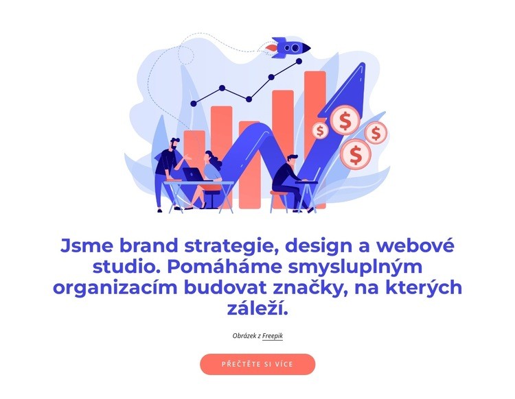 Strategie značky a web design studio Webový design