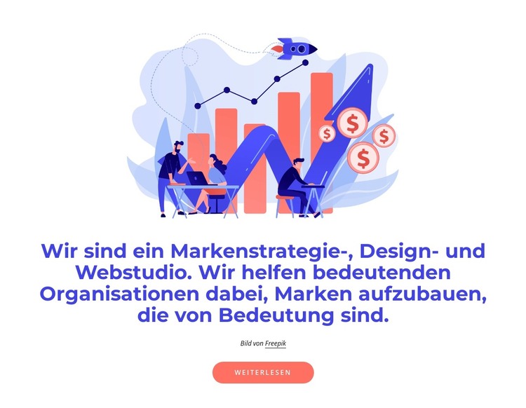 Markenstrategie- und Webdesign-Studio HTML-Vorlage