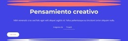 El Pensamiento Creativo Implica Generar Ideas. - Diseño De Sitios Web Gratuito