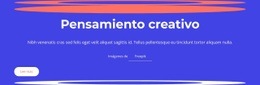 El Pensamiento Creativo Implica Generar Ideas. - Plantilla De Sitio Web Gratuita